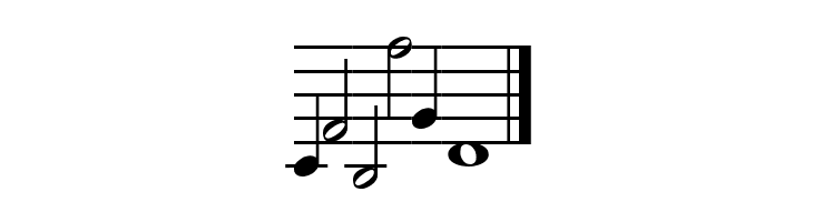 MusiQwikB  Free Fonts Download