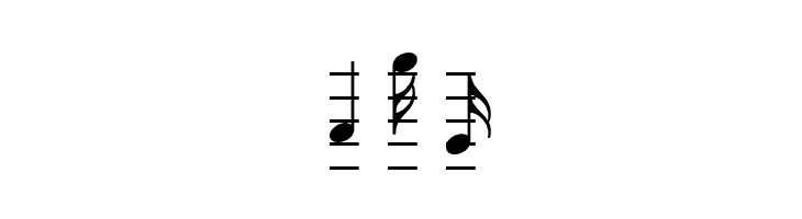 MusiQwikB  Free Fonts Download