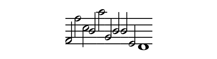 MusiQwikB  Free Fonts Download