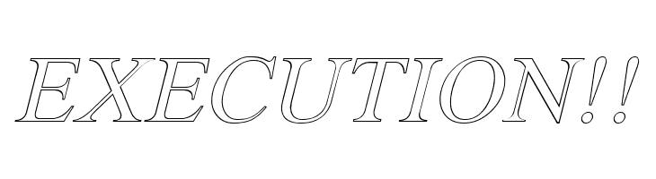 Amerton Outline Italic  Free Fonts Download