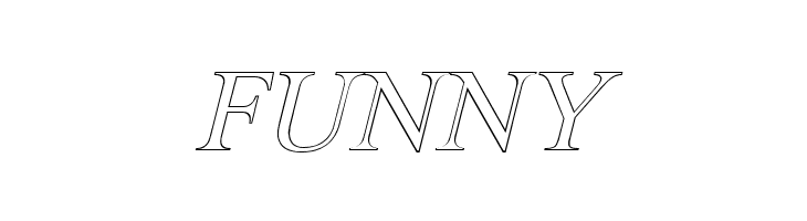 Amerton Outline Italic  Free Fonts Download