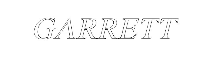 Amerton Outline Italic  Free Fonts Download