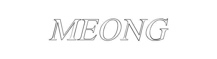 Amerton Outline Italic  Free Fonts Download