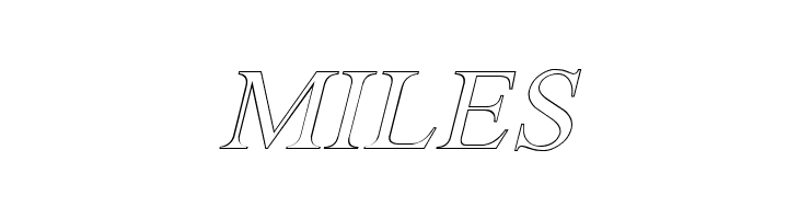 Amerton Outline Italic  Free Fonts Download