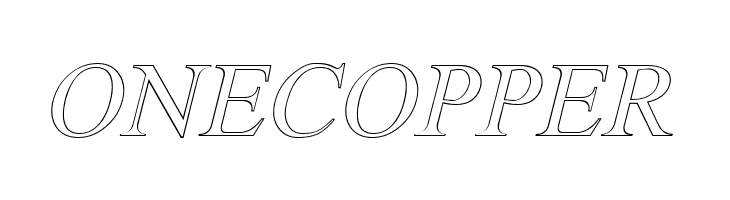 Amerton Outline Italic  Free Fonts Download