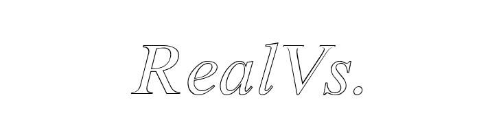 Amerton Outline Italic  Free Fonts Download