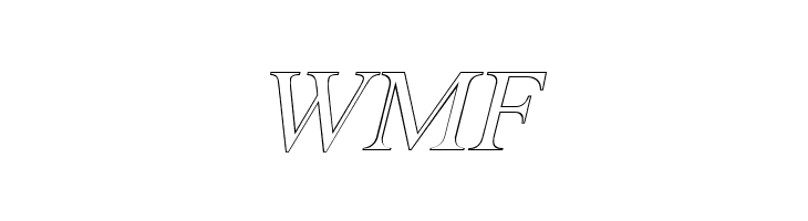 Amerton Outline Italic  Free Fonts Download