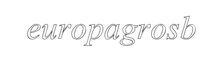 Amerton Outline Italic  Free Fonts Download