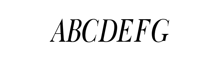 Fradley Narrow Italic  Free Fonts Download