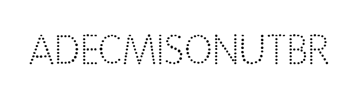 National Primary Dotted  Free Fonts Download