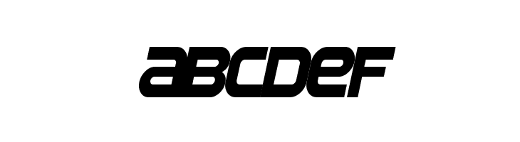 SF Automaton Condensed Oblique  Free Fonts Download