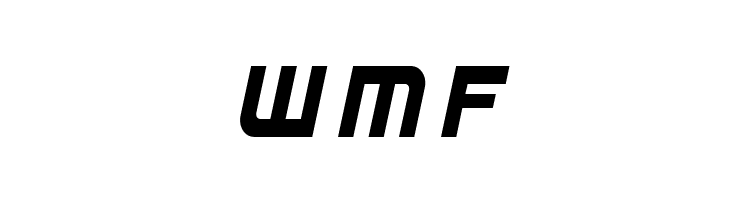 SF Automaton Condensed Oblique  Free Fonts Download