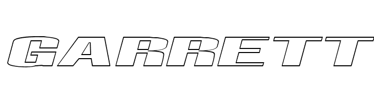 Telford Hollow Italic  Free Fonts Download