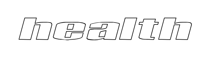 Telford Hollow Italic  Free Fonts Download