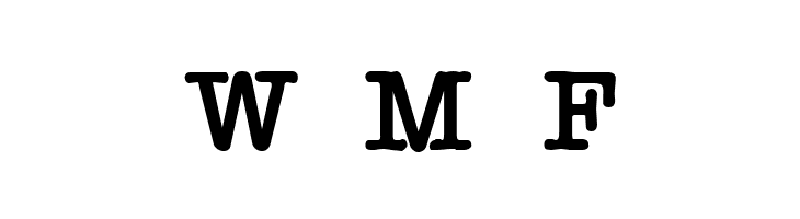 Typewriter Bold  Free Fonts Download