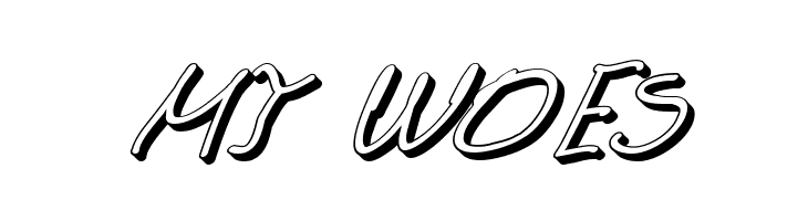 Grannys 3D  Free Fonts Download