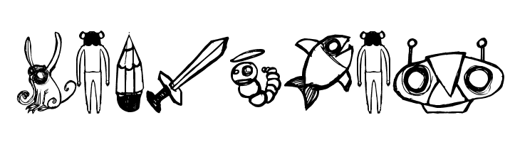 ABOMINAL SAMUTOJJ aim  Free Fonts Download