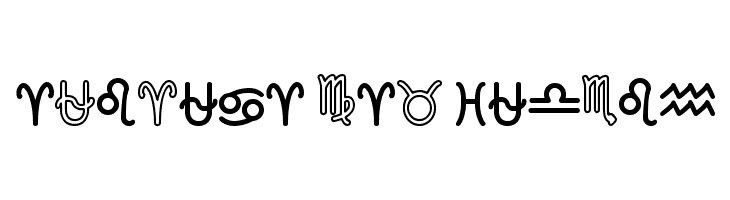 Zodiac St  Free Fonts Download