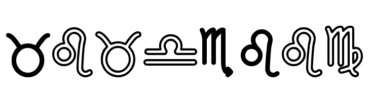 Zodiac St  Free Fonts Download