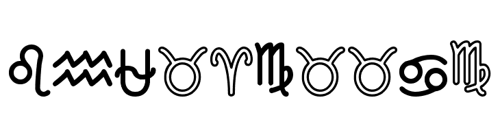 Zodiac St  Free Fonts Download