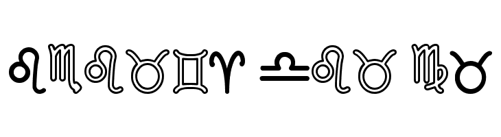 Zodiac St  Free Fonts Download