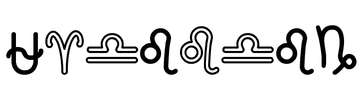 Zodiac St  Free Fonts Download