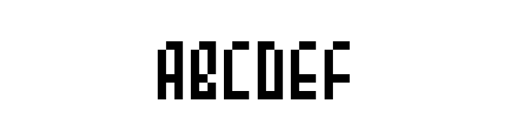 3x7 Low  Free Fonts Download