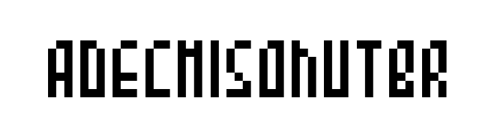 3x7 Low  Free Fonts Download