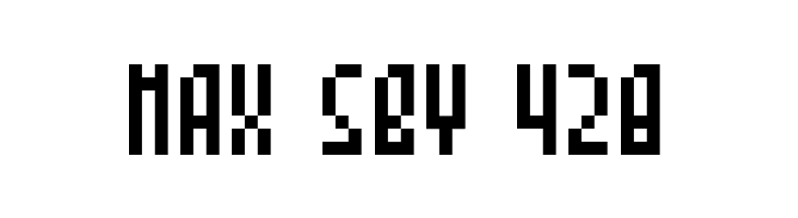 3x7 Low  Free Fonts Download