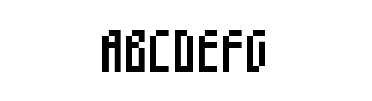 3x7 High  Free Fonts Download