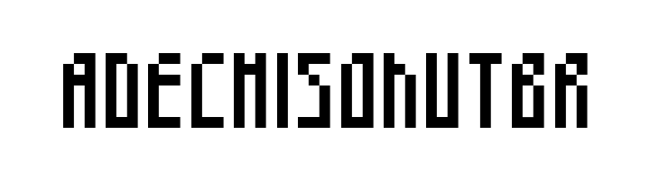 3x7 High  Free Fonts Download