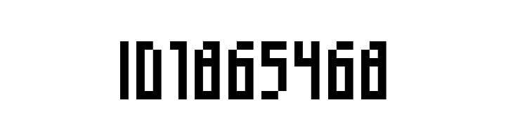 3x7 High  Free Fonts Download