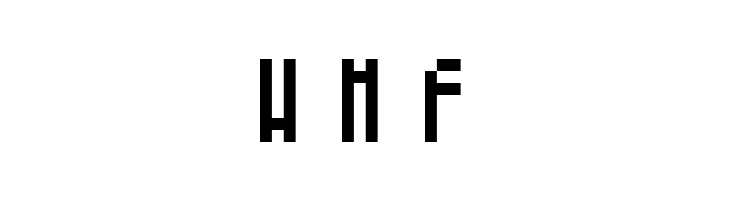 3x7 High  Free Fonts Download