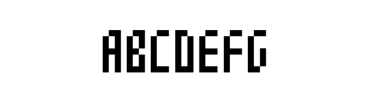 3x7 Normal  Free Fonts Download