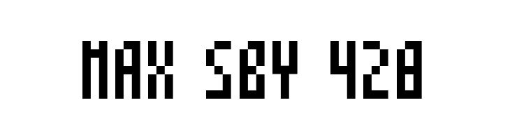 3x7 Normal  Free Fonts Download