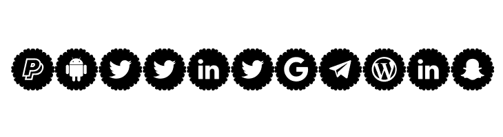 Social Icons Pro 2019  Free Fonts Download