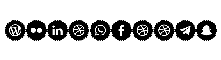 Social Icons Pro 2019  Free Fonts Download