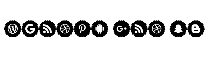 Social Icons Pro 2019  Free Fonts Download