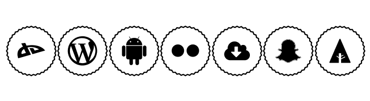 Icons Social Media 2  Free Fonts Download