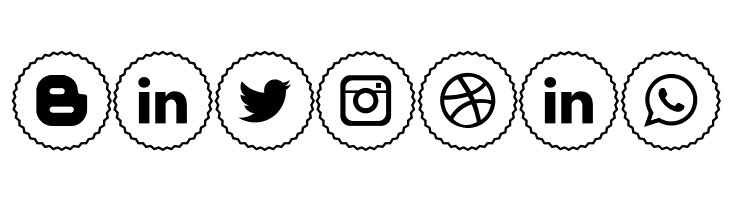 Icons Social Media 2  Free Fonts Download