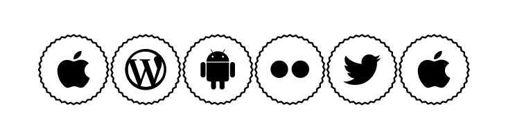 Icons Social Media 2  Free Fonts Download