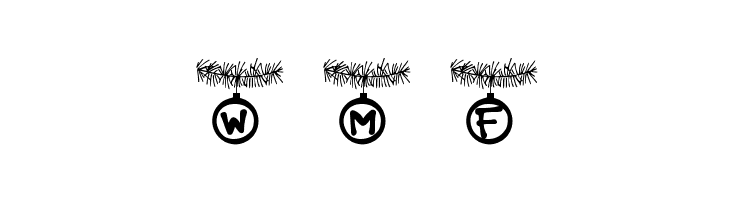 PWChristmastime  Free Fonts Download