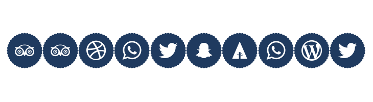 Icons Social Media 9 font — Lorem ipsum body text preview