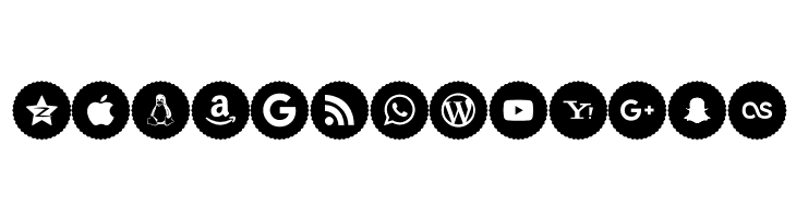 Icons Social Media 9  Free Fonts Download