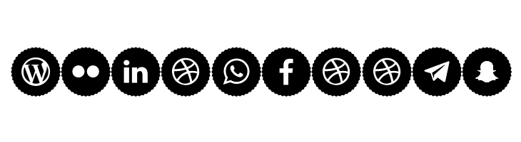 Icons Social Media 9  Free Fonts Download