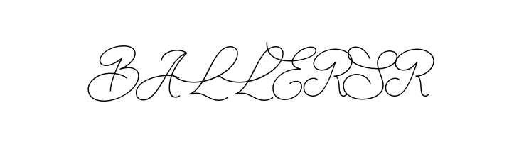 Christmas Wish monoline  Free Fonts Download