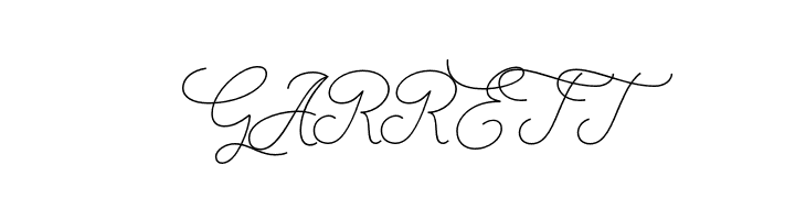 Christmas Wish monoline  Free Fonts Download