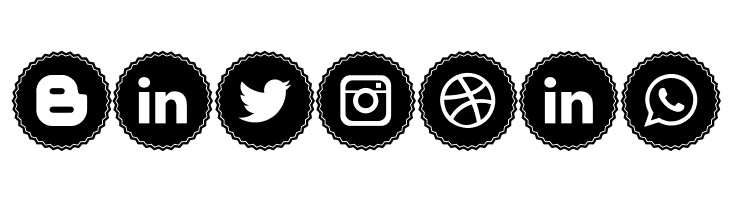 Icons Social Media 3  Free Fonts Download