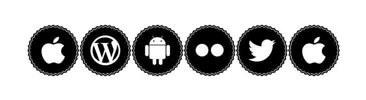 Icons Social Media 3  Free Fonts Download