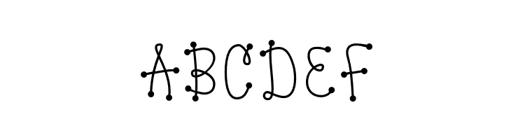 Dots of Fun Caps Regular  Free Fonts Download